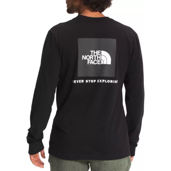 The North Face Other - The North Face Men’s Black/Asphalt Grey NSE Box Long Sleeve Tee Size Large